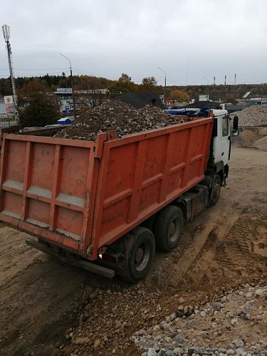 Вторичный щебень бой кирпича фр. 20-40 с доставкой минск