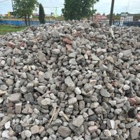 Вторичный щебень бой кирпича фр. 40-80 с доставкой минск