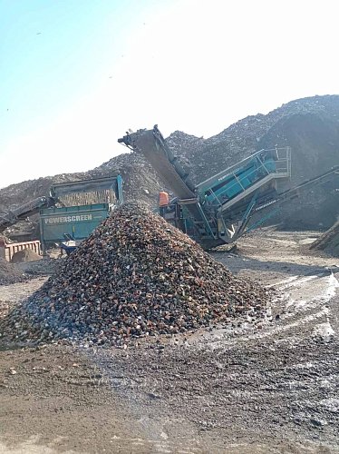 Вторичный щебень бой кирпича фр. 20-40 с доставкой минск