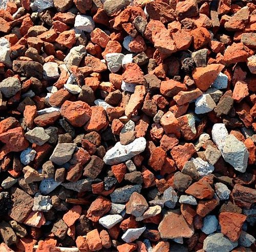 Отсев дробленого кирпича фр. 0-20 с доставкой минск