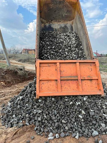 Вторичный щебень бой бетона фр. 40-80 с доставкой минск