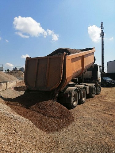 Гравий фракция 3-20 с доставкой минск