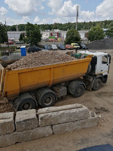 Гравий фракция 20-70 с доставкой минск